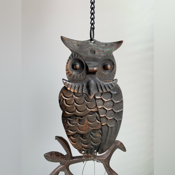 Vintage owl  Bird wind chime (video) - Picture 1 of 9